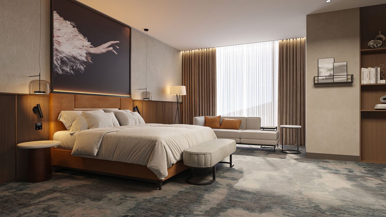 Deluxe suite living room